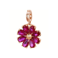 Rosato charm Fiore Storie Limited Edition argento con zirconia