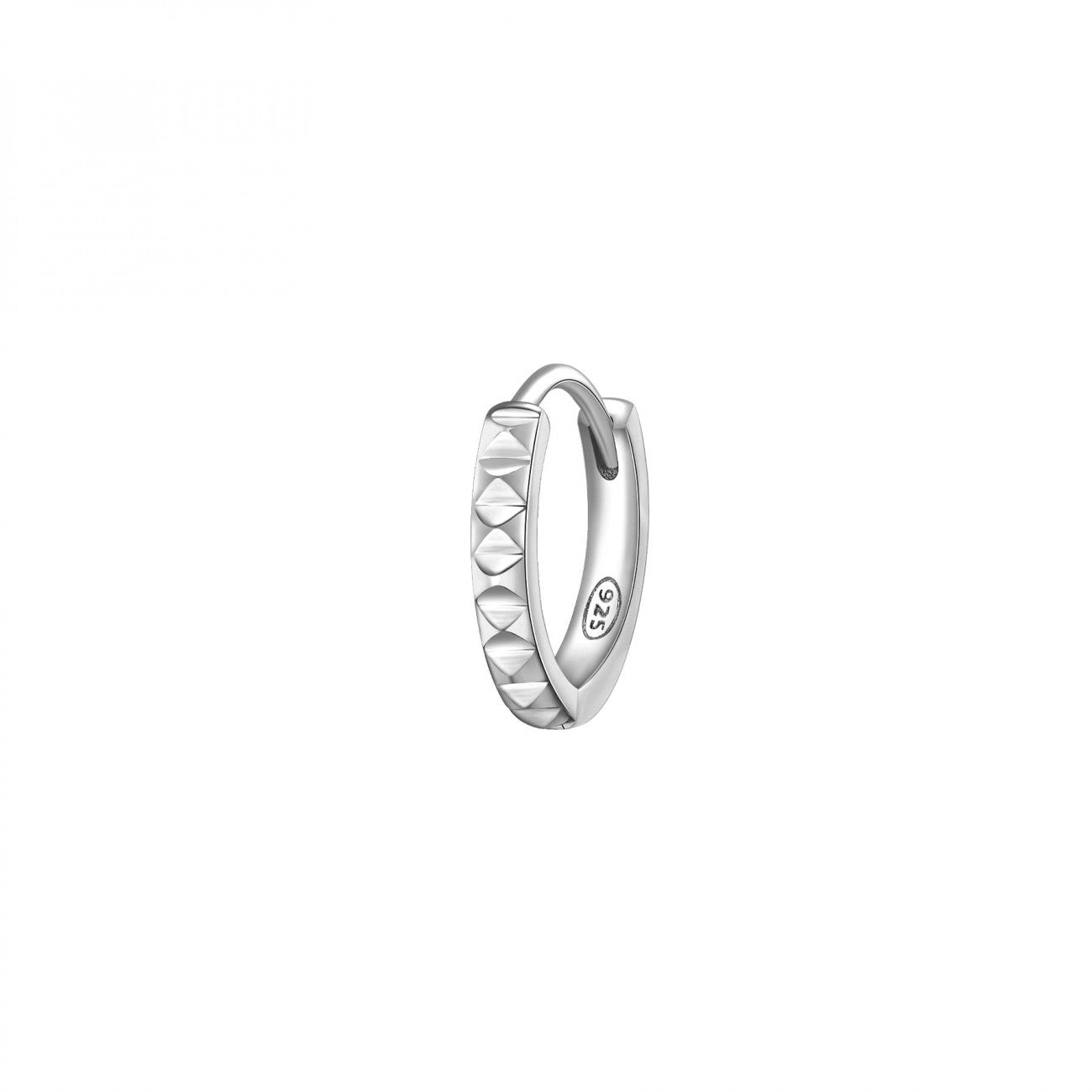 Mono Orecchino cerchietto Gioielli Rosato Allegra in argento dorato farfalla mm 12 RZO060