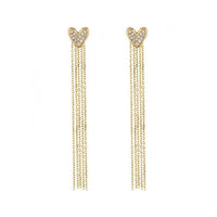 Liu Jo Orecchini pendenti Symbols in acciaio e zirconia