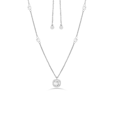 Liu Jo Collana Essential in acciaio con zirconia