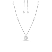 Liu Jo Collana Essential in acciaio con zirconia