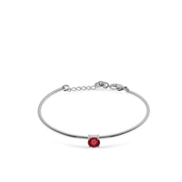 Liu Jo Bracciale Essential rigido in acciaio con zircone colore