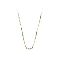 Alisia Collana tubetti con pietre centrali