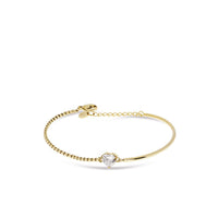 Liu Jo Bracciale Essential semi rigido in acciaio con zircone