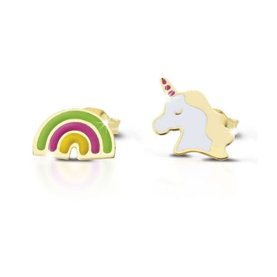 LeBebé Orecchini Primegioie Toys unicorno e arcobaleno